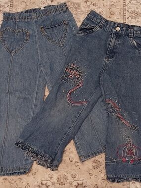 Girls Jeans Lot Of 2 Size 3T